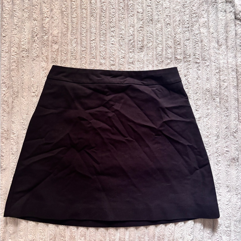 Express Double Lined Black A-Line Skirt